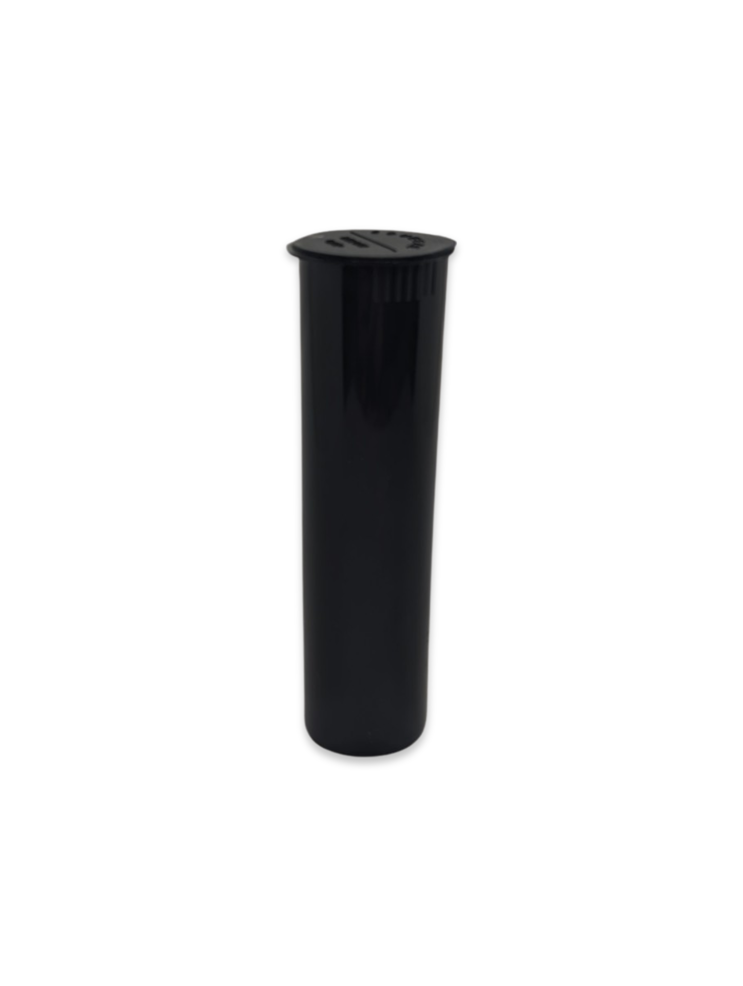 Wide Pop Top Opaque Plastic Pre-roll Tubes | 116mm x 30mm | Child Resistant | Black