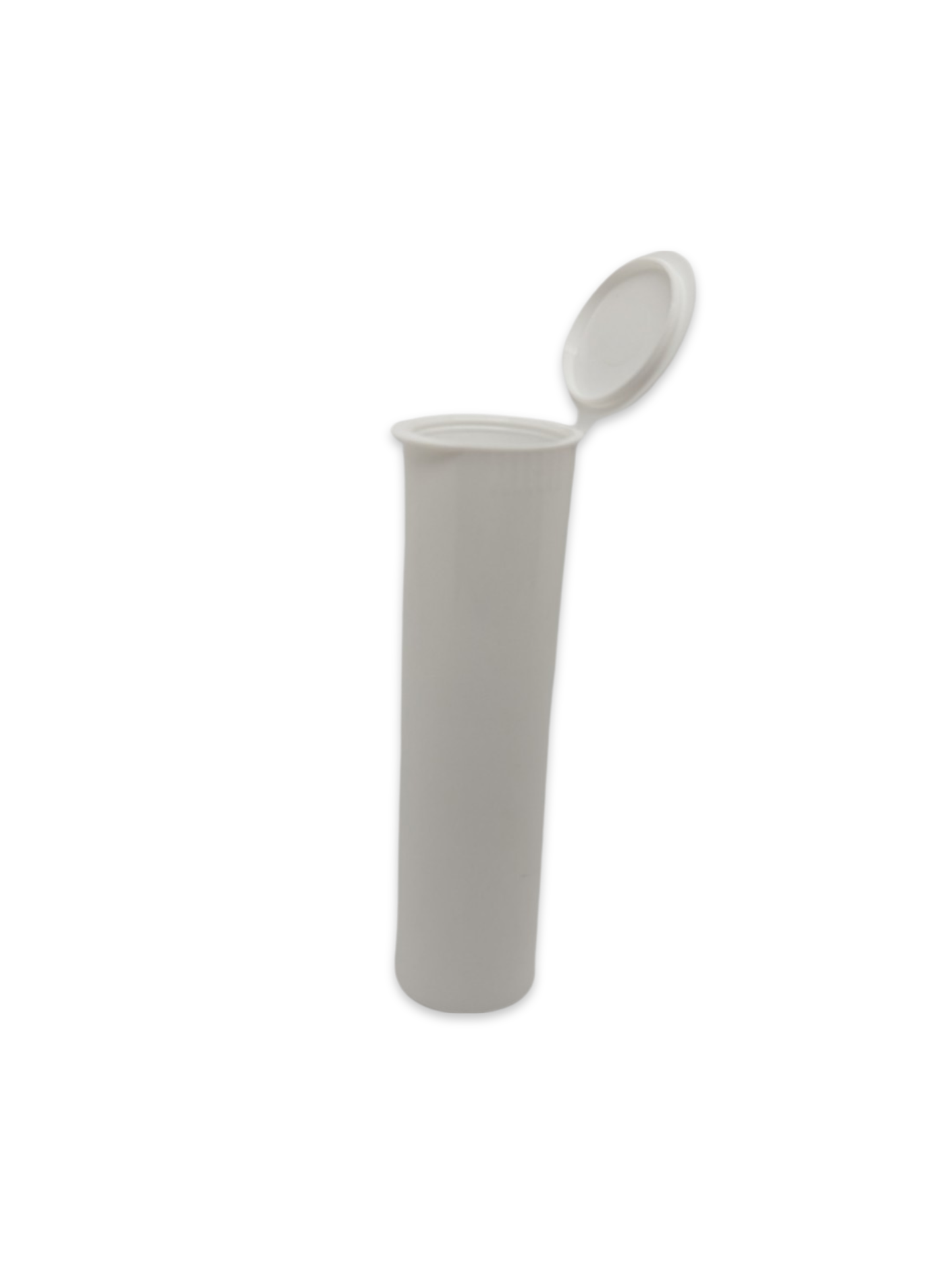 Wide Pop Top Opaque Plastic Pre-roll Tubes | 116mm x 30mm | Child Resistant | White