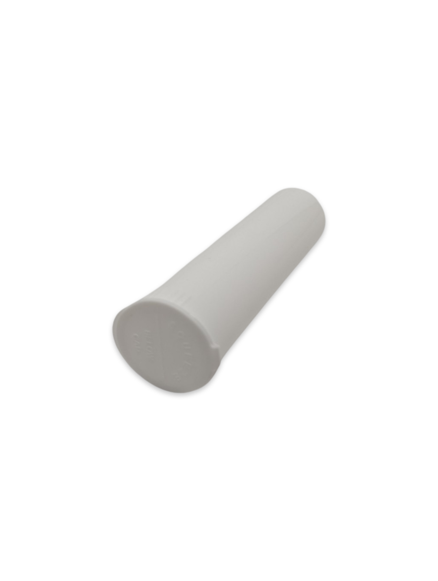Wide Pop Top Opaque Plastic Pre-roll Tubes | 116mm x 30mm | Child Resistant | White
