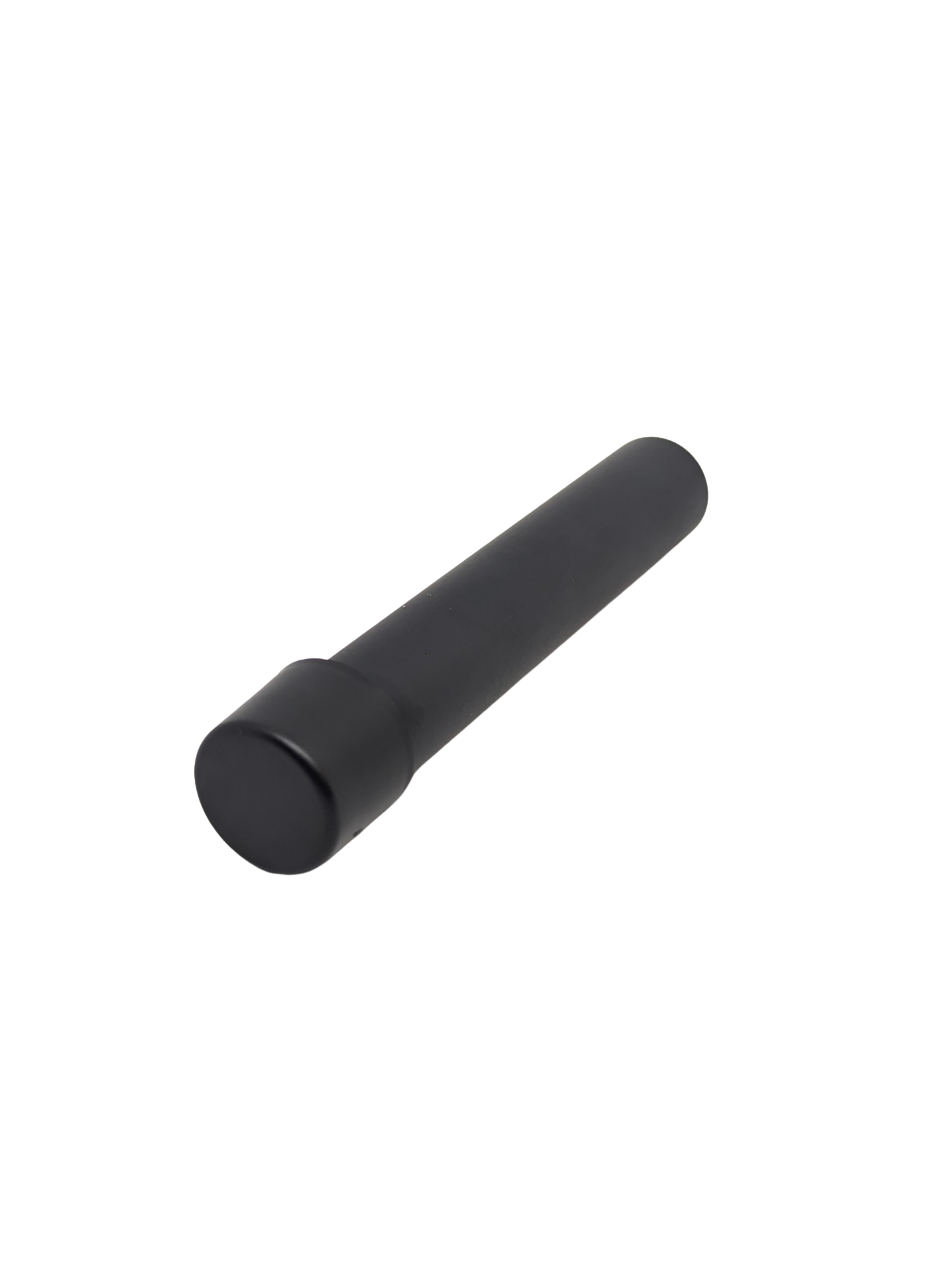 Glass Pre-Roll Tube w/ CR Screw Cap | 115mm | Child Resistant | Matte Black