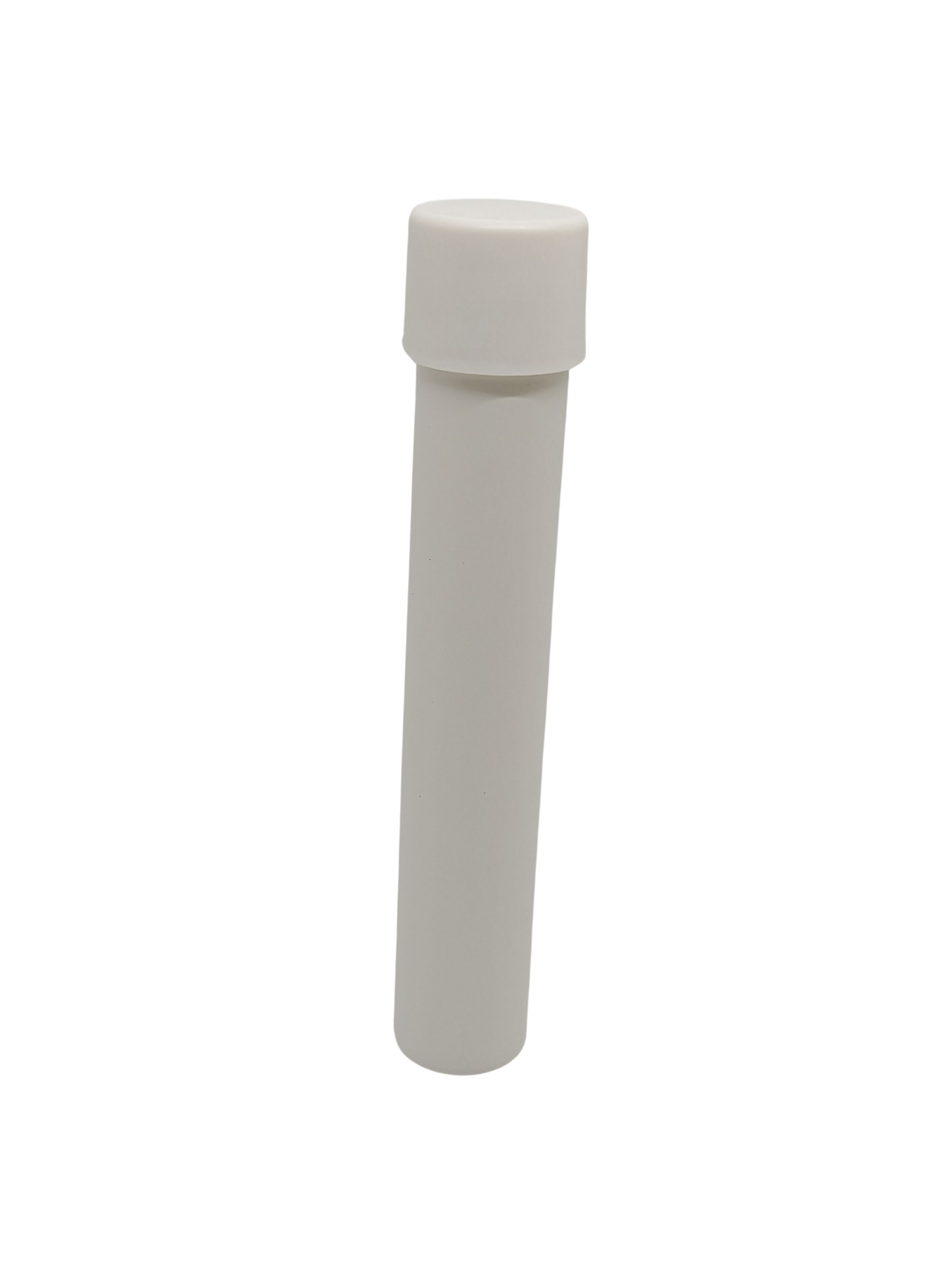 Glass Pre-Roll Tube w/ CR Screw Cap | 115mm | Child Resistant | Matte White