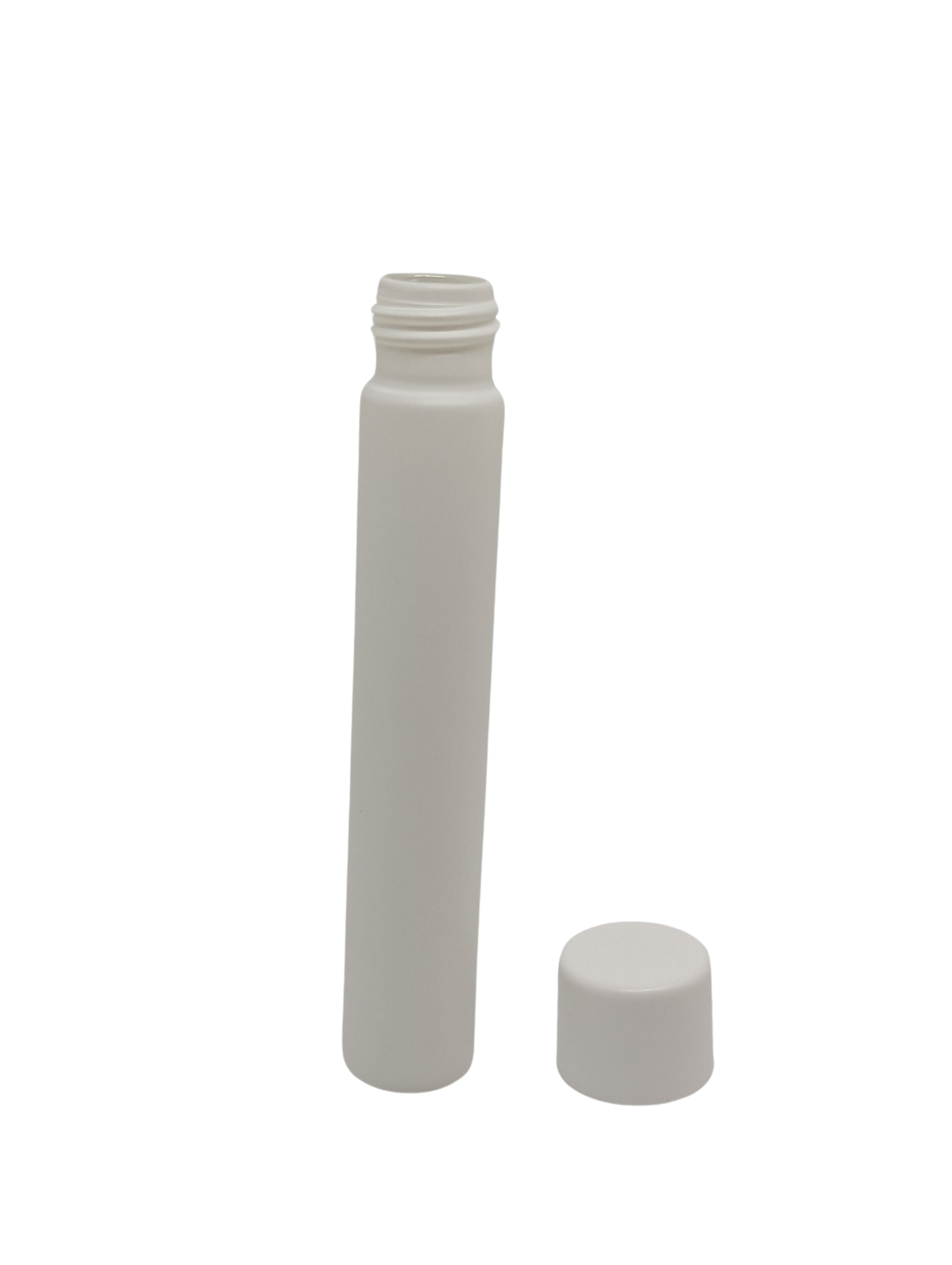 Glass Pre-Roll Tube w/ CR Screw Cap | 115mm | Child Resistant | Matte White