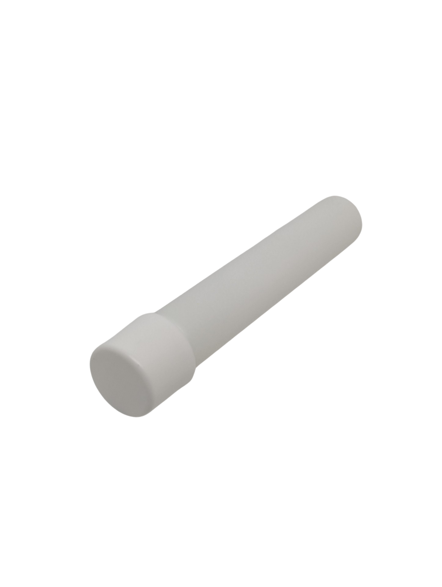 Glass Pre-Roll Tube w/ CR Screw Cap | 115mm | Child Resistant | Matte White