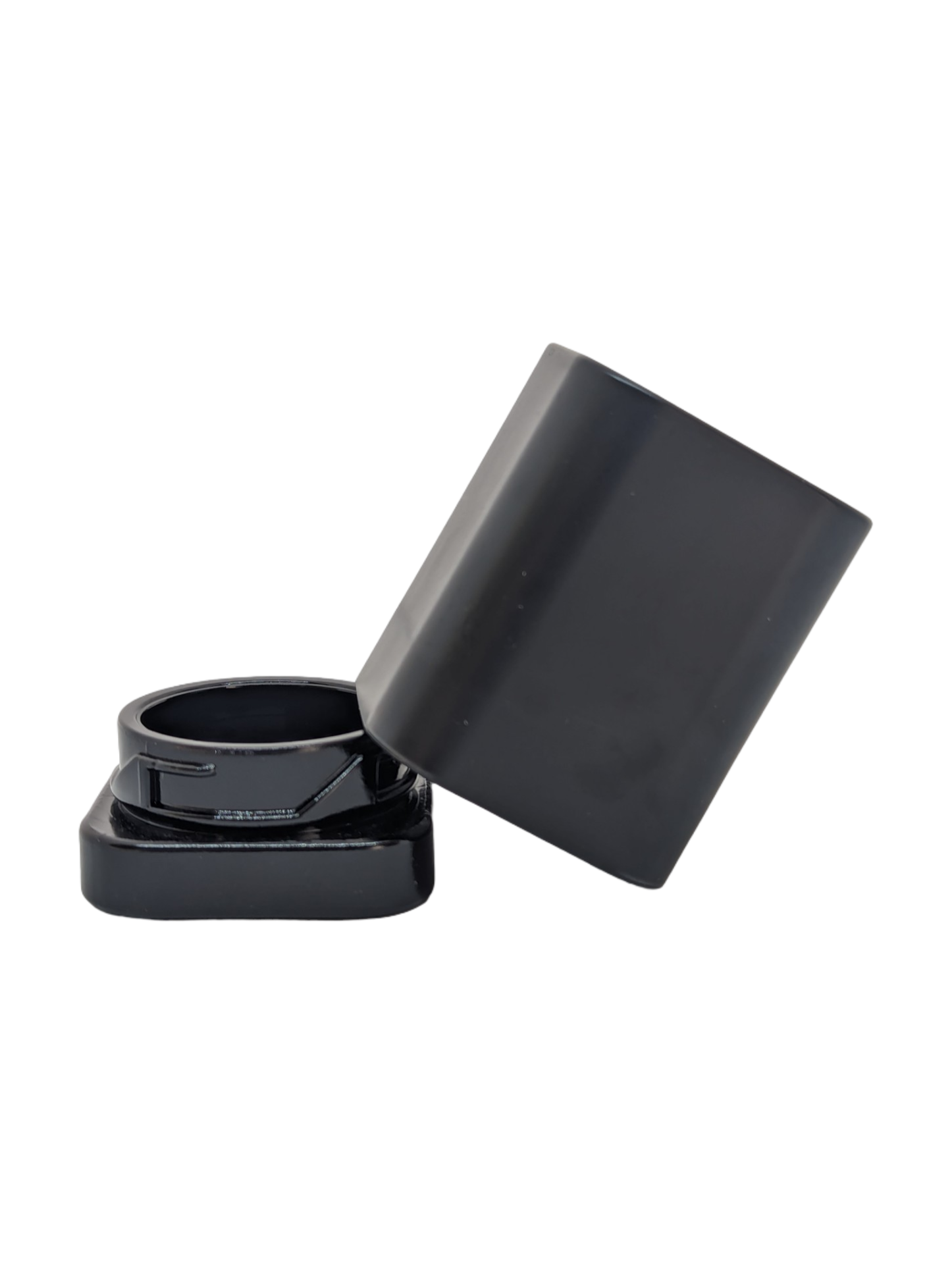 THE LOGIC | 9ml Square Glass Tall Shoulderless Screw Top Jars | Child Resistant Lid