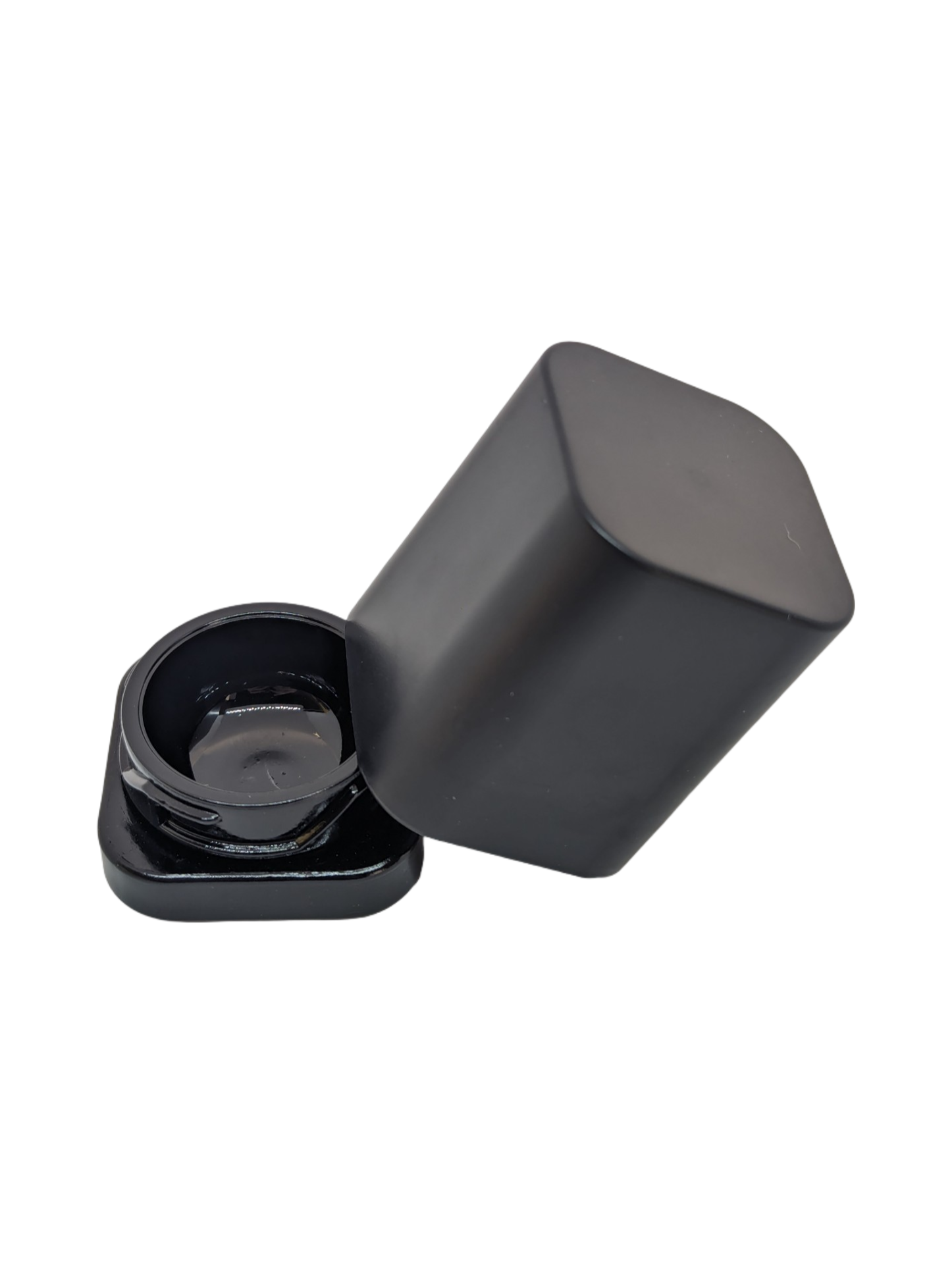 THE LOGIC | 9ml Square Glass Tall Shoulderless Screw Top Jars | Child Resistant Lid