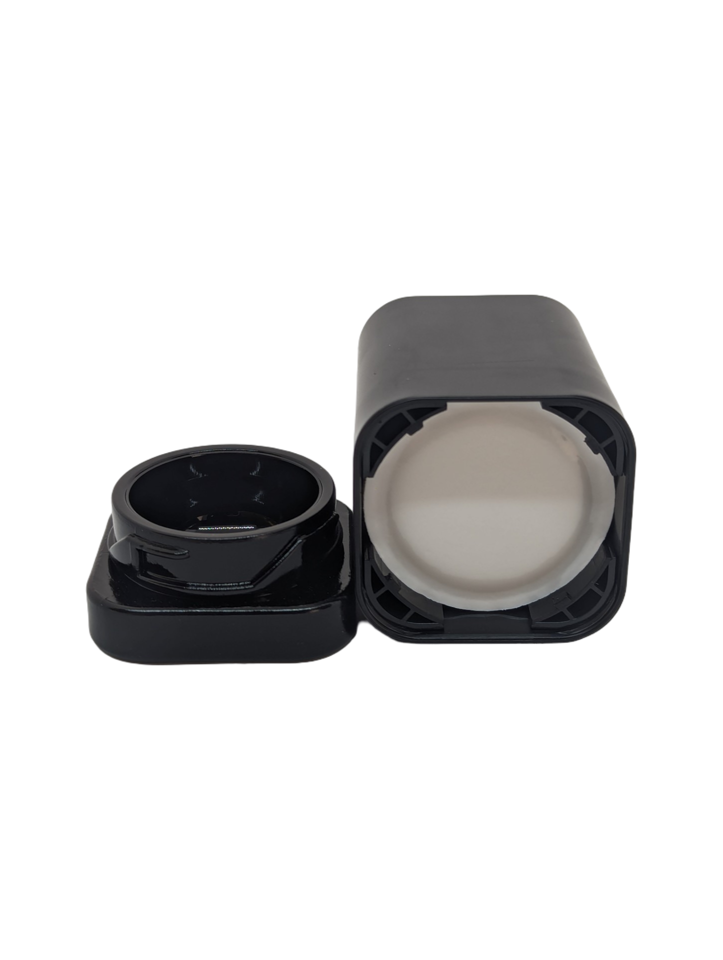 THE LOGIC | 9ml Square Glass Tall Shoulderless Screw Top Jars | Child Resistant Lid