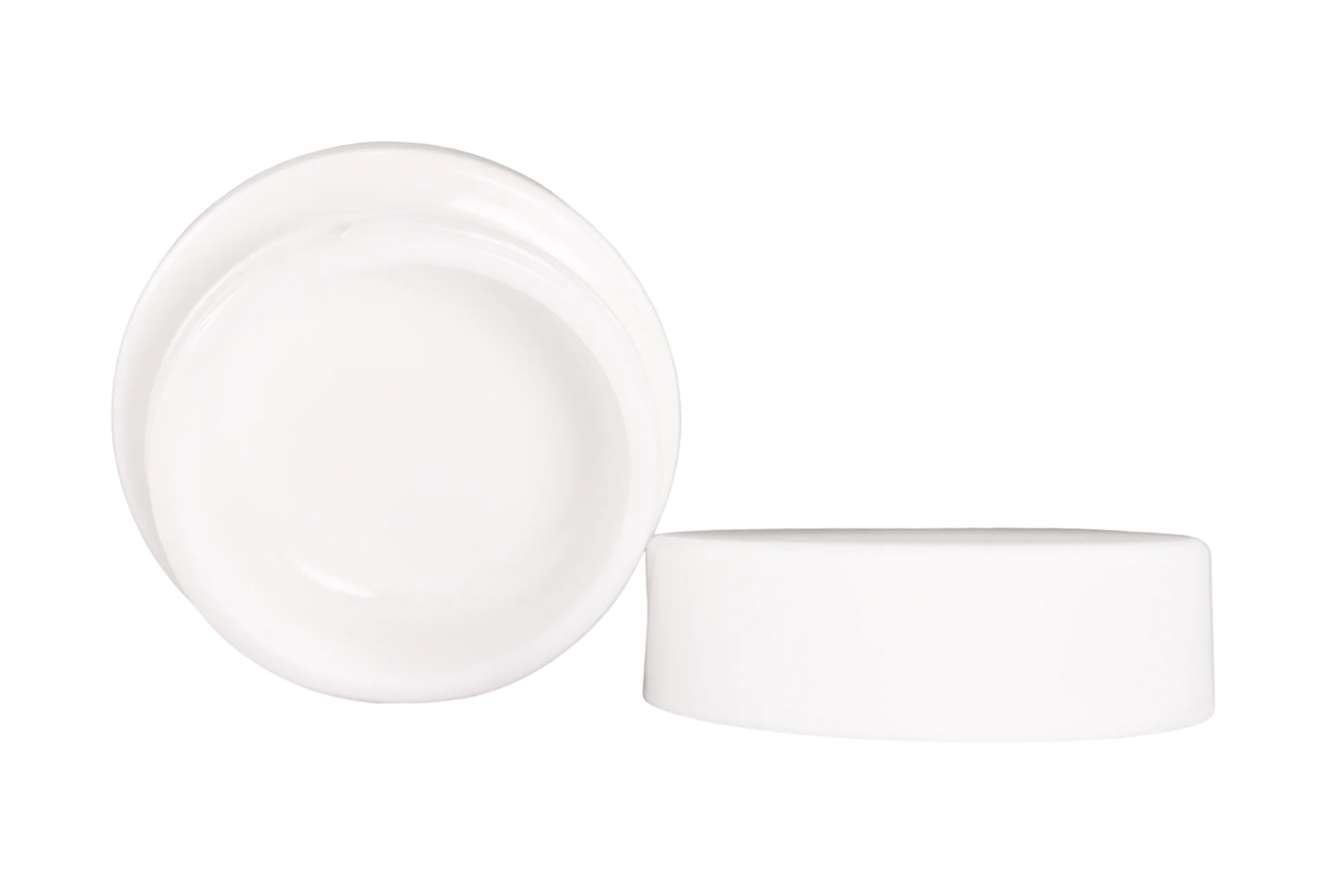 15 ml White Glass Jars | Shoulderless & Screw Top For Concentrates | White CR Cap | Baller Jar