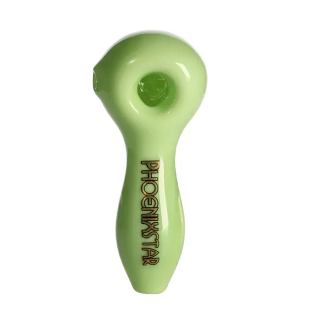4" Glass Spoon Pipe with 5-Hole Glass Filter | PhoenixStar Glass | Multiple Colours