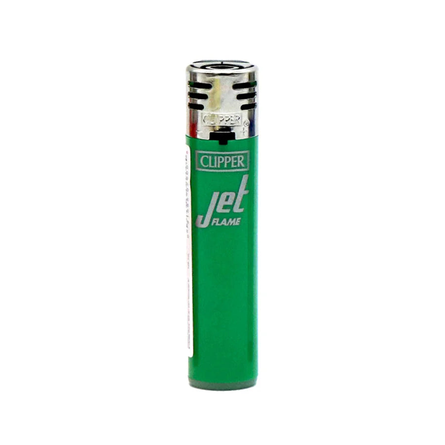 Clipper | Jet Flame Lighter | Reusable | 48 Pack Tray | Multiple Colours