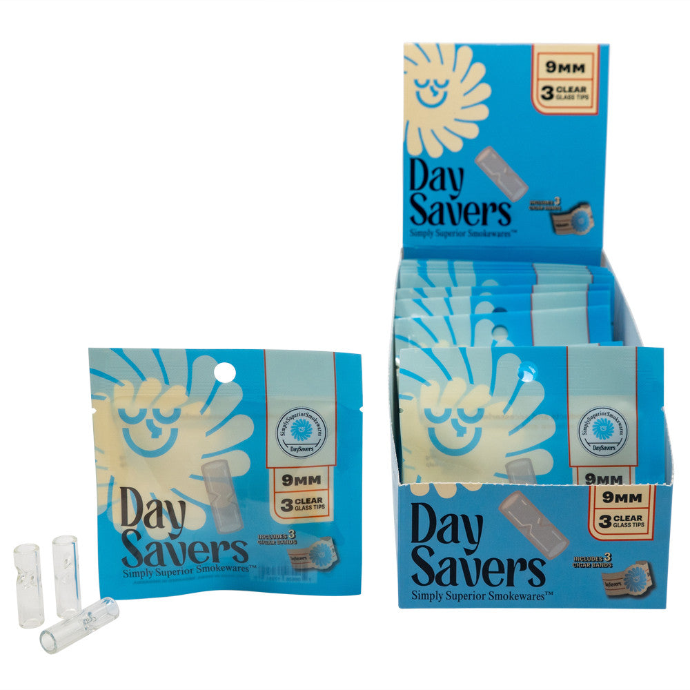 DaySavers | Glass Filter Tips | 9mm