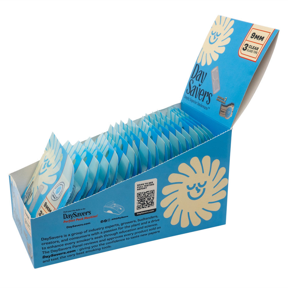 DaySavers | Glass Filter Tips | 9mm