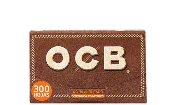 OCB Virgin Unbleached Rolling Papers | Size: 1 1/4 | 300's