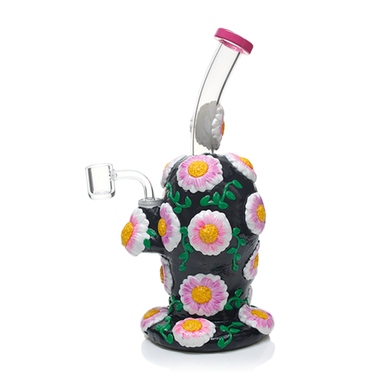 10" Skull Concentrate Dab Rig w/ 8 Arm Perc | PhoenixStar Glass