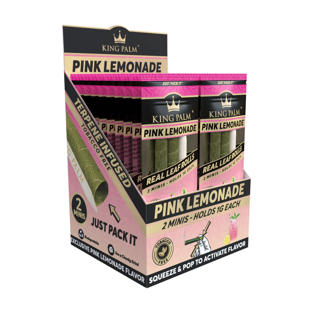 King Palm Wraps | Mini Pre-Rolled Cones | Pink Lemonade