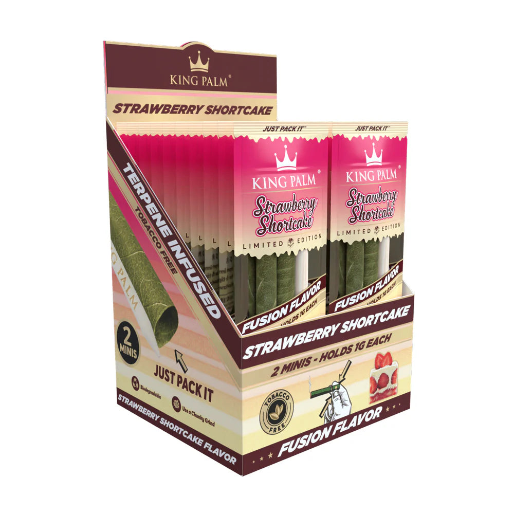 King Palm Wraps | Mini Pre-Rolled Cones | Strawberry Shortcake