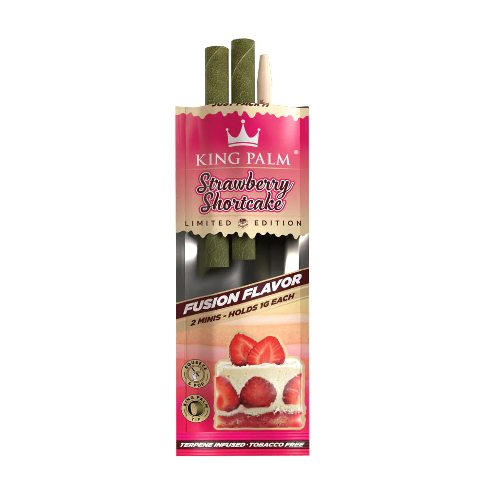 King Palm Wraps | Mini Pre-Rolled Cones | Strawberry Shortcake