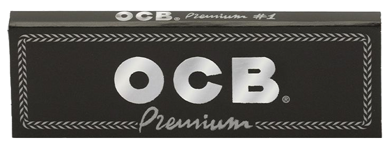 OCB Black Premium Rolling Papers | Size: Single Wide - Single Window