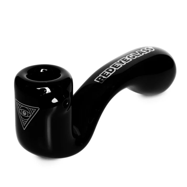 5" Sherlock Hand Pipe | Red Eye Glass | Multiple Colours