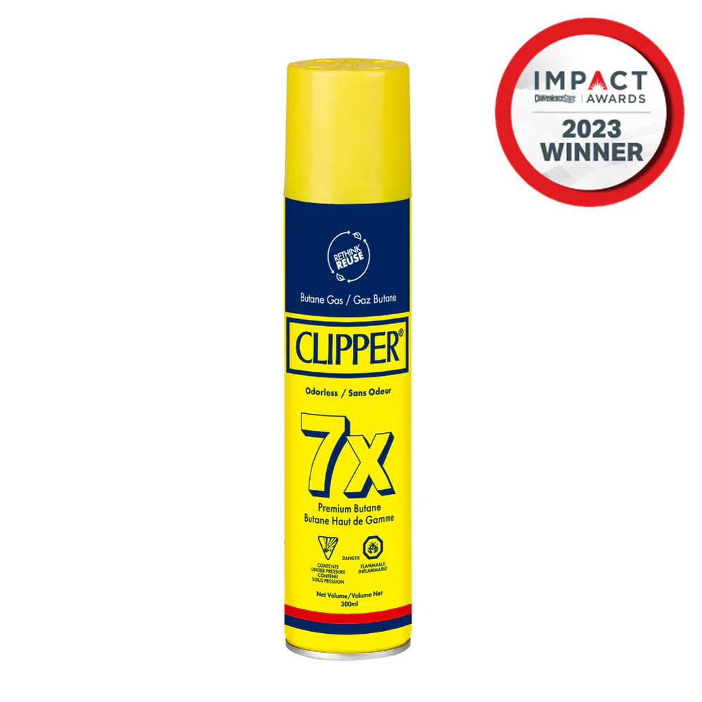 Clipper 7x Refined Butane Gas | 300ml