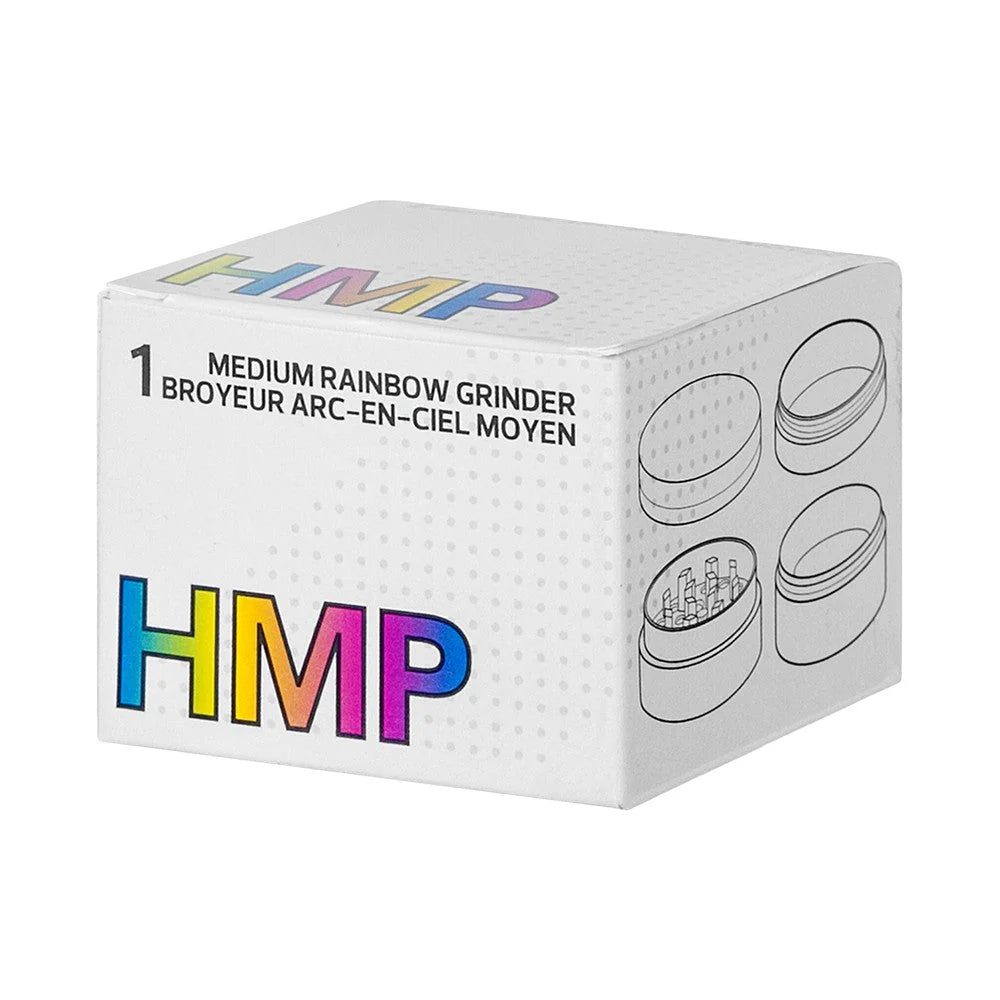 HMP Medium 4pc Grinder | 55mm | Rainbow