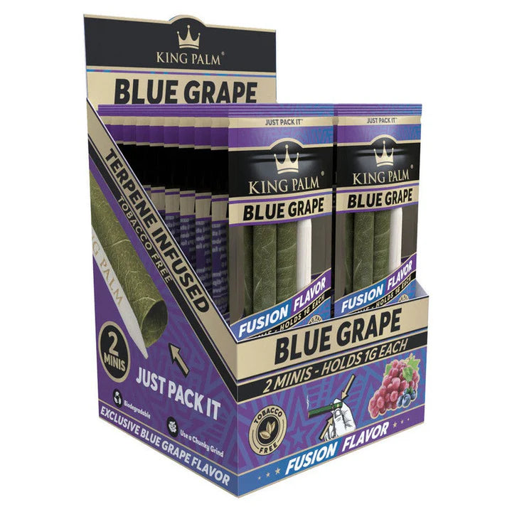 King Palm Wraps | Mini Pre-Rolled Cones | Blue Grape