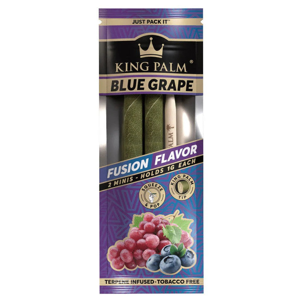 King Palm Wraps | Mini Pre-Rolled Cones | Blue Grape