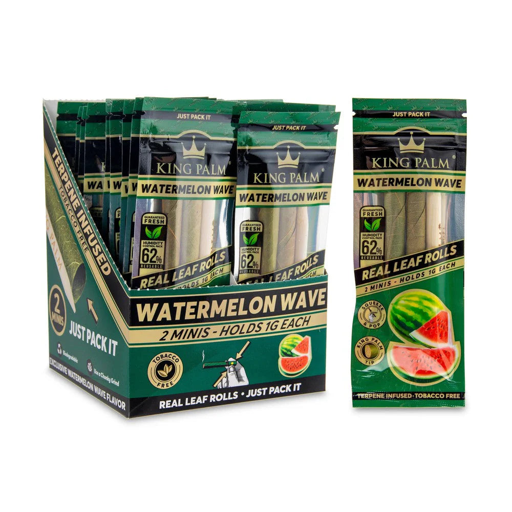 King Palm Wraps | Mini Pre-Rolled Cones | Watermelon