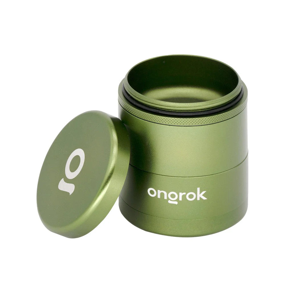 Ongrok Flower Petal Toothless Grinder w/ Storage | 5pc | Multiple Colours