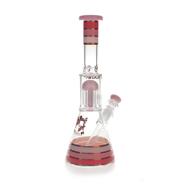12" Beaker Base Glass Water Pipe Bong w/ 8 Arm Perc | PhoenixStar Glass | Multiple Colours