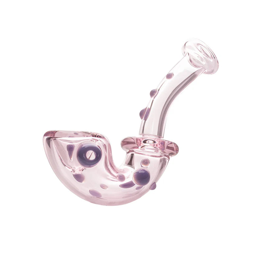 4" Knobby Sherlock Hand Pipe | Red Eye Glass | Multiple Variations