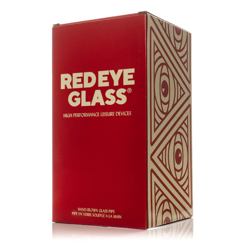 8" Bubble Base Water Pipe Bong | Red Eye Glass | Multiple Colours