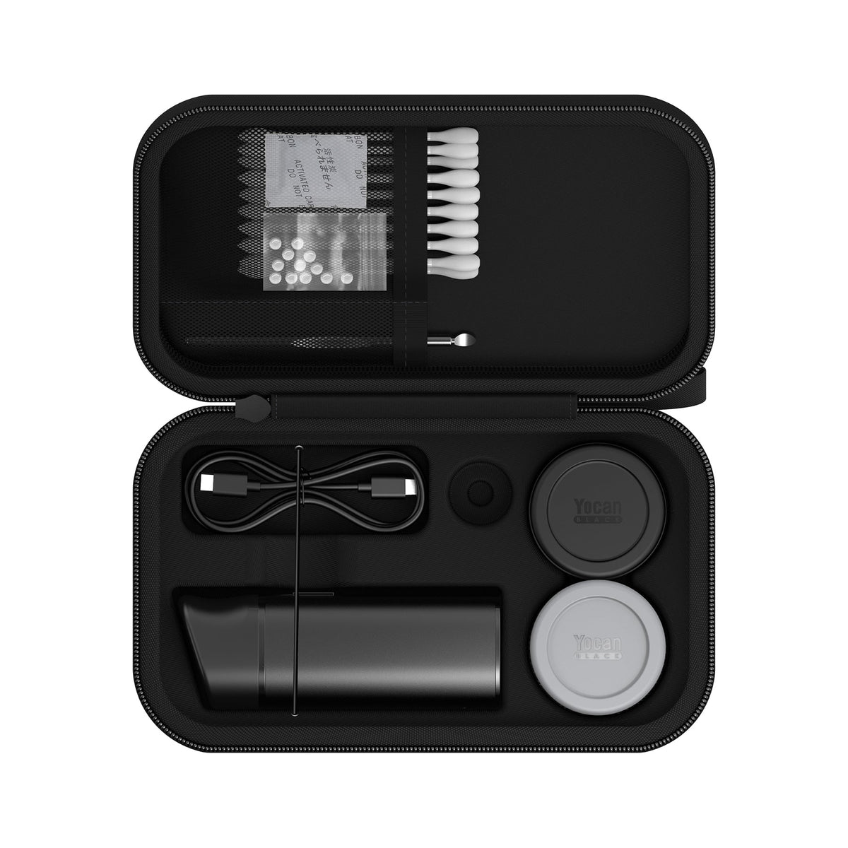 Pocket Concentrate Vaporizer & Travel Case | Yocan Black | Multiple Colours