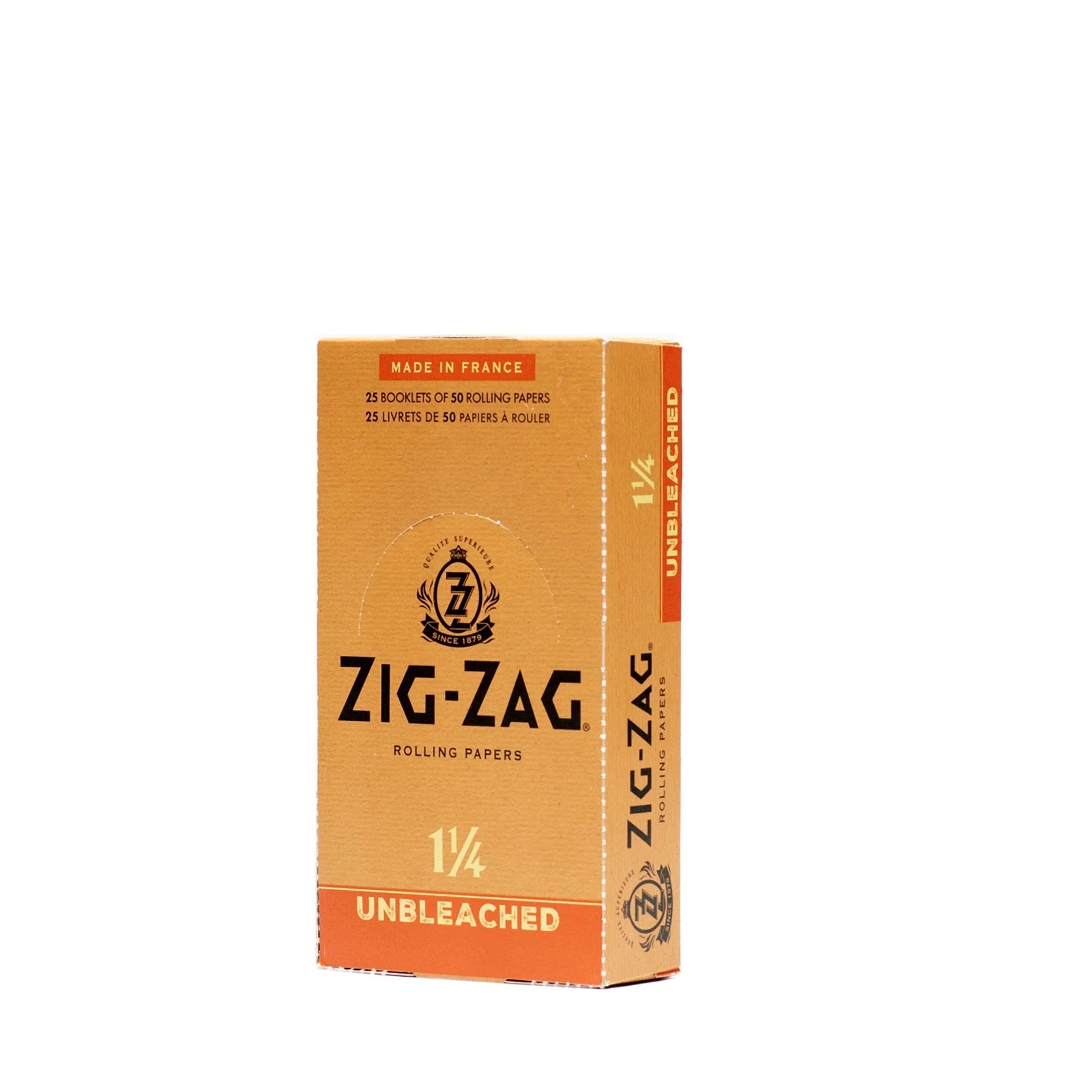Zig Zag Unbleached Slow Burning Rolling Papers | Size: 1 1/4