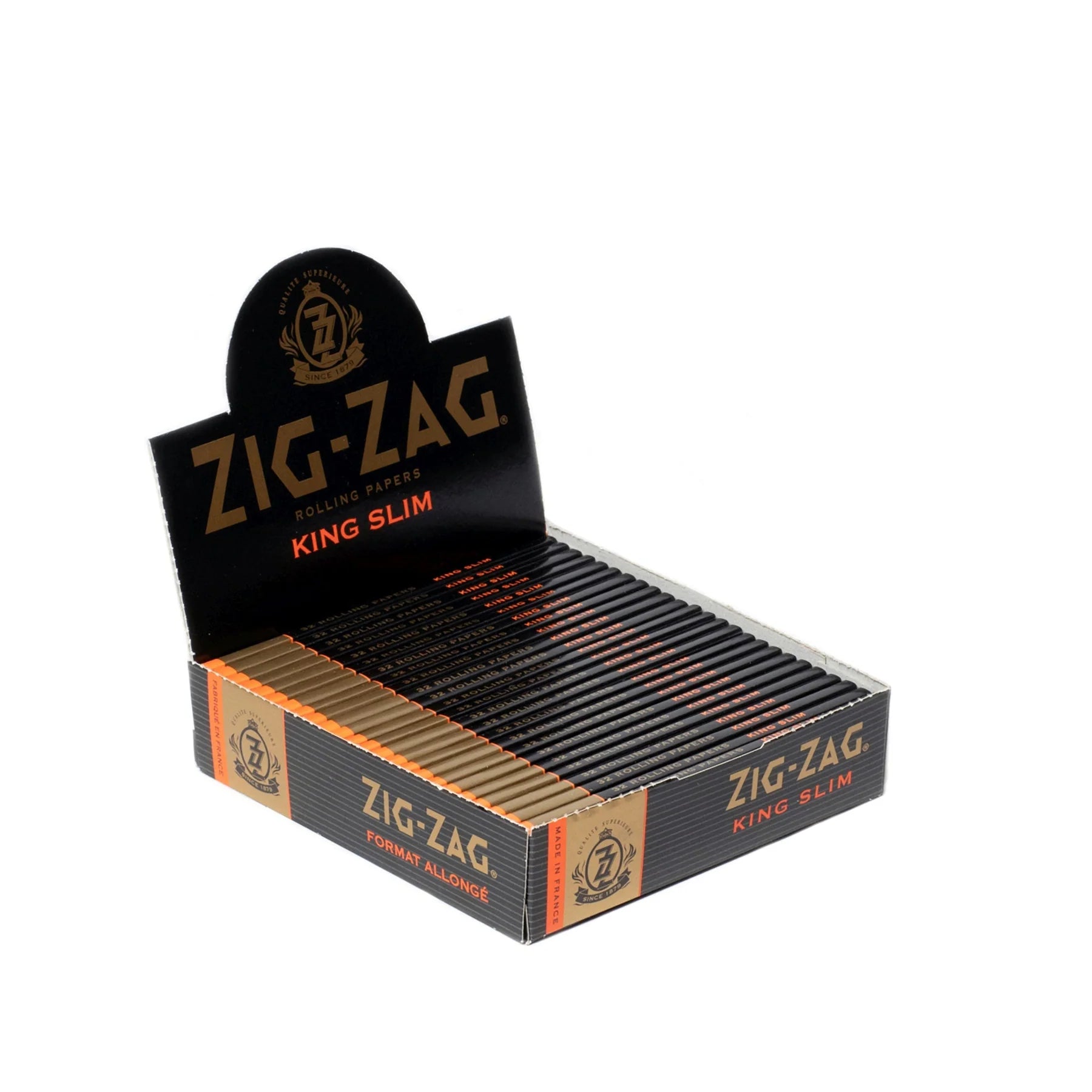 Zig Zag Premium Black Rolling Papers | Size: King Size Slim