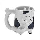 Cow Ceramic Mug Pipe