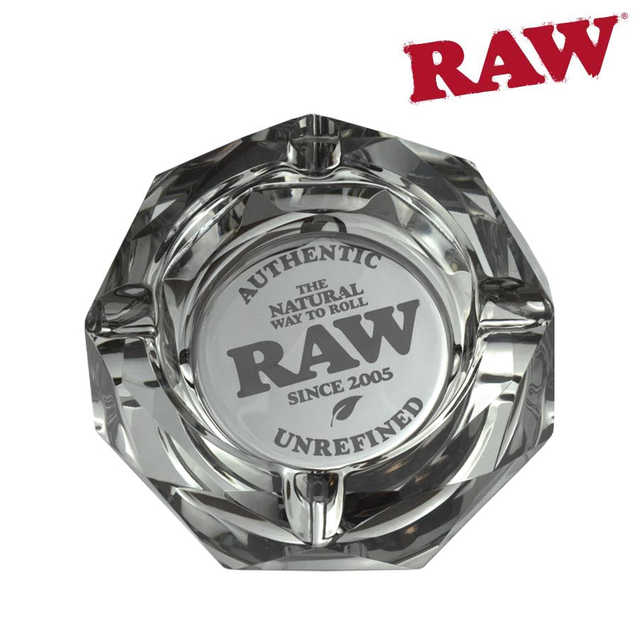 RAW Prism Glass Ashtray - Dark Side
