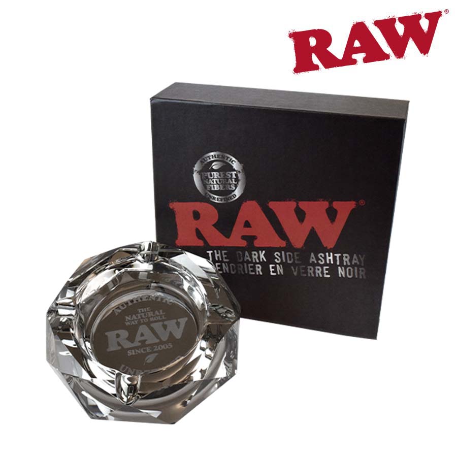 RAW Prism Glass Ashtray - Dark Side