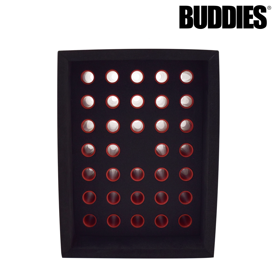 Buddies Bump Box Filler for 98 Special Size Pre Rolled Cones - Fills 34 Cones Simultaneously