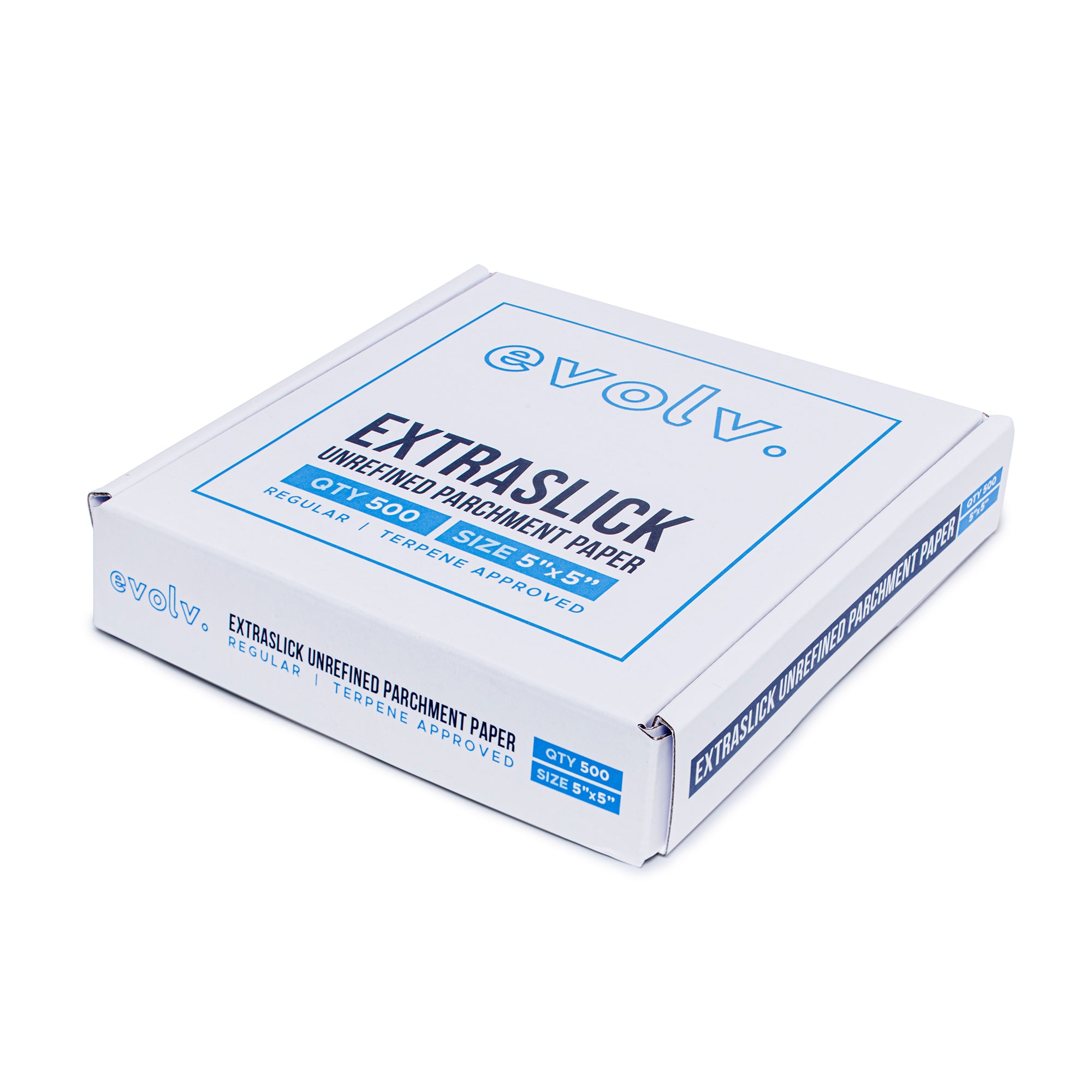 EVOLV | Parchment Squares | Unrefined & Extra-Slick Sheets | 5"x5" | 500 Count