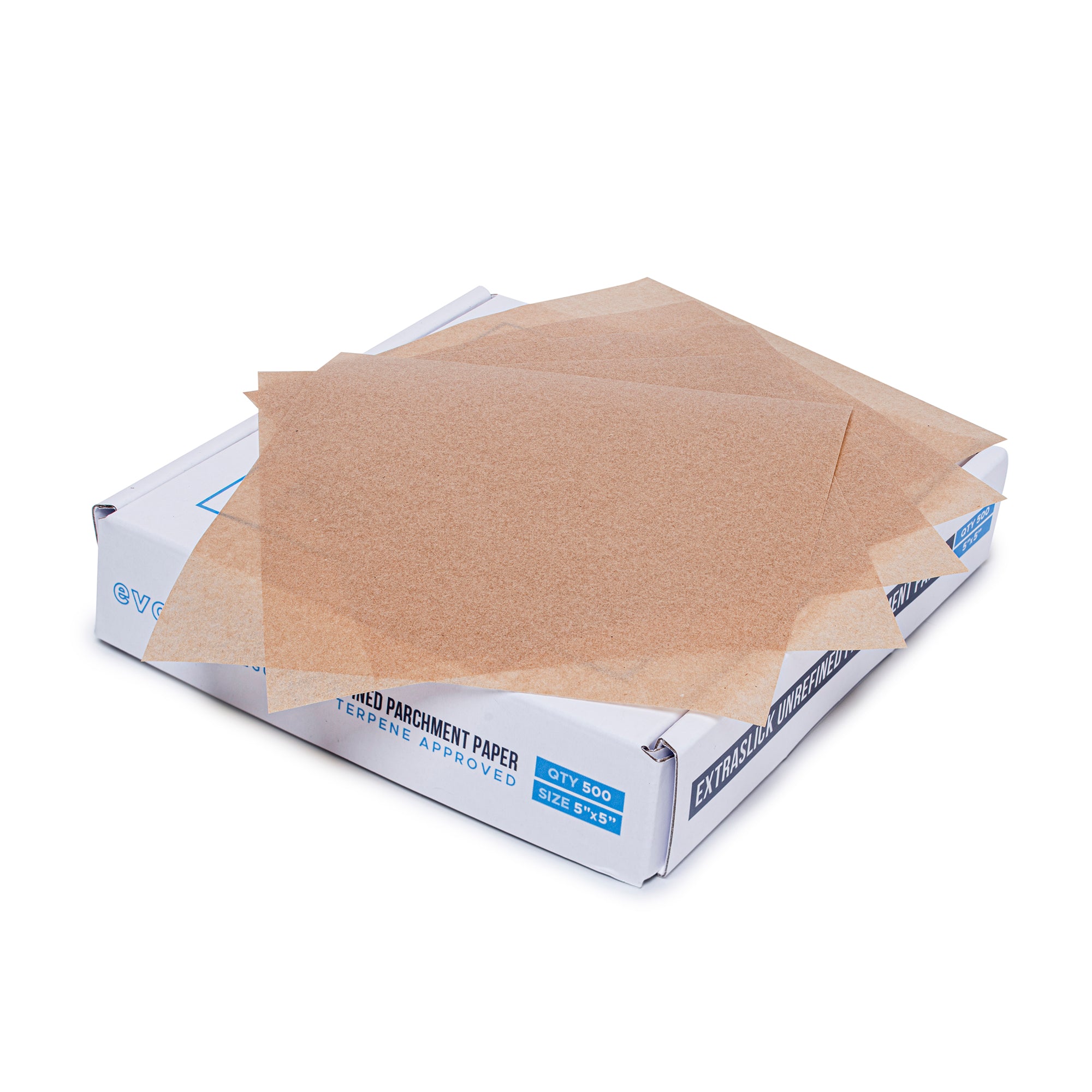 EVOLV | Parchment Squares | Unrefined & Extra-Slick Sheets | 5"x5" | 500 Count