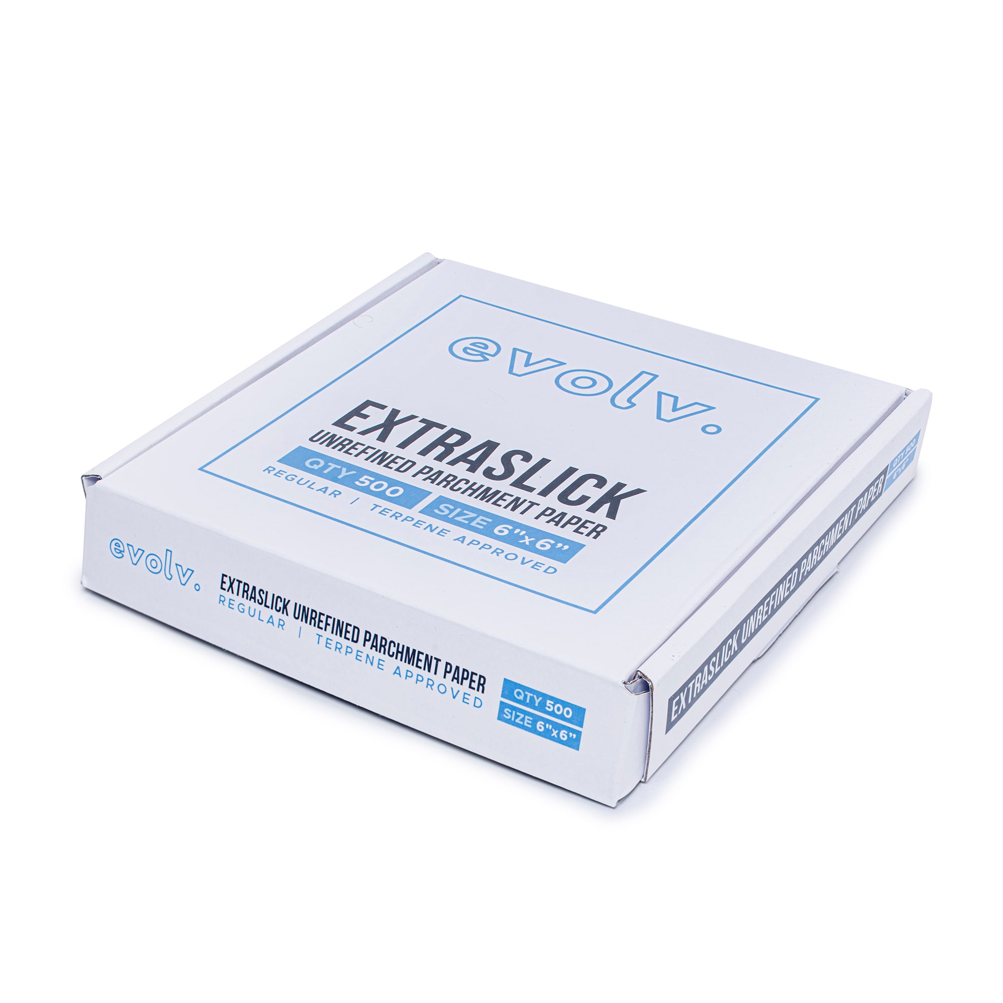 EVOLV | Parchment Squares | Unrefined & Extra-Slick Sheets | 6"x6" | 500 Count