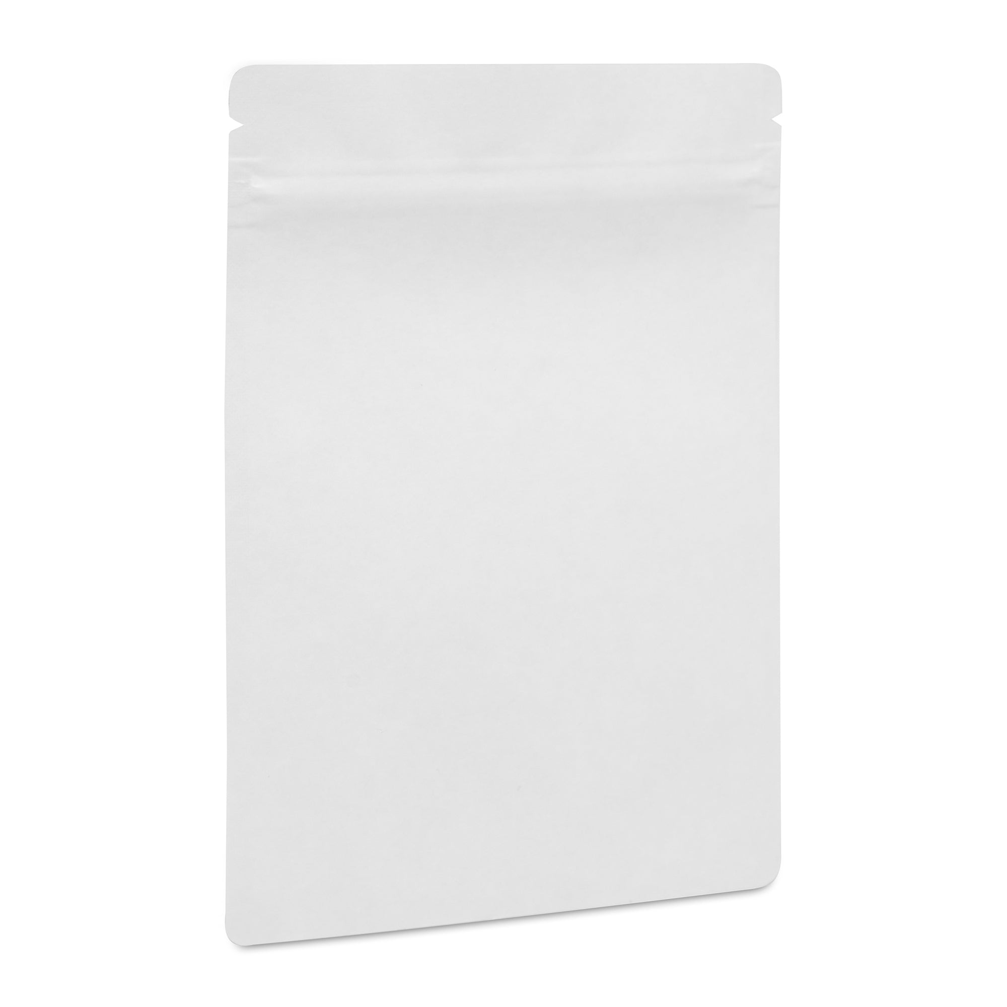 Matte White Mylar 7g Bag | Tamper Evident | 100pc