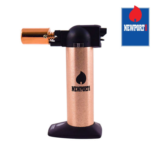 Newport Cigar Torch - Rose Gold - No Butane - 6"
