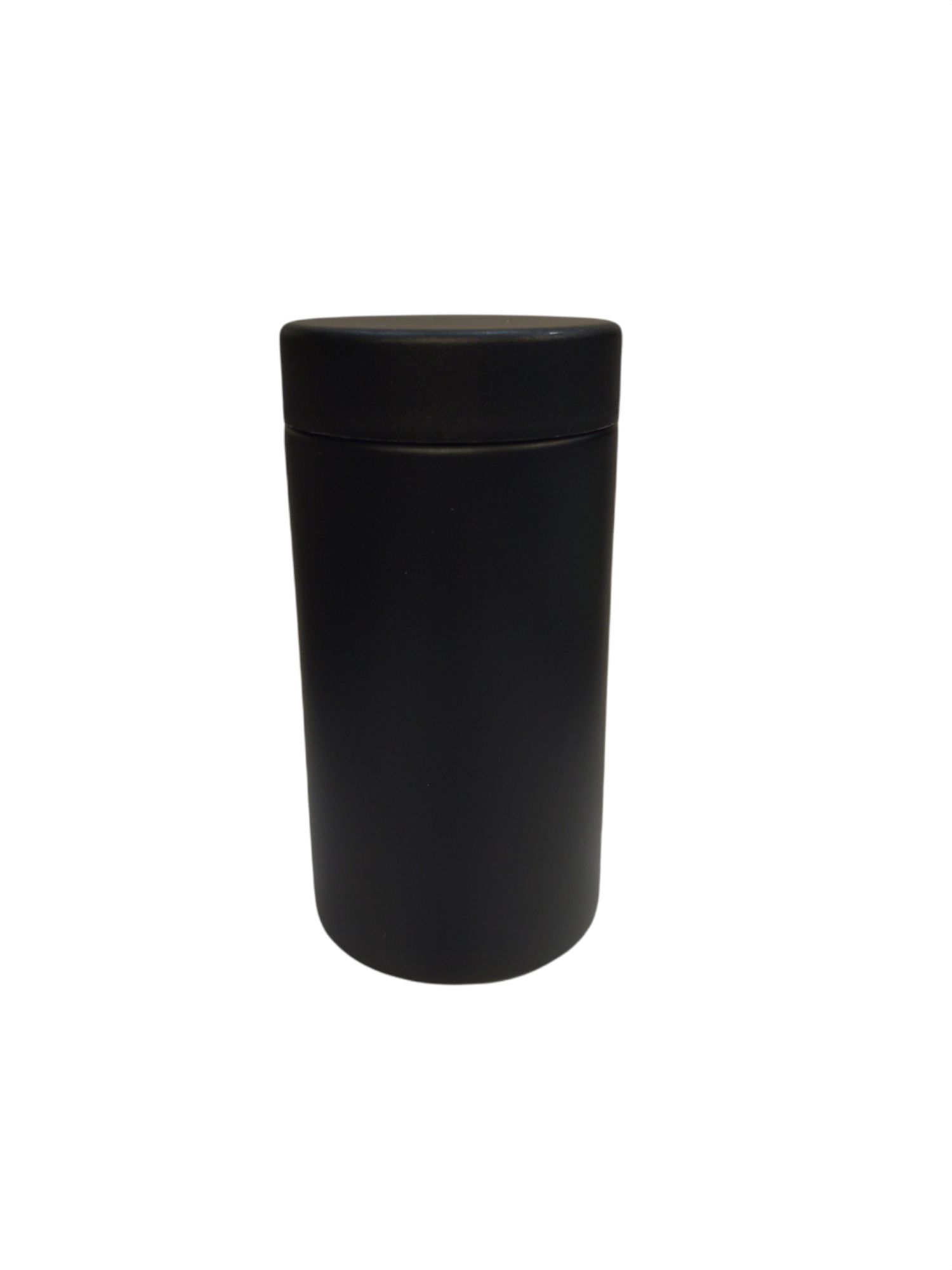 6 oz Child Resistant Glass Jar | w/ Black Plastic Screw Lid
