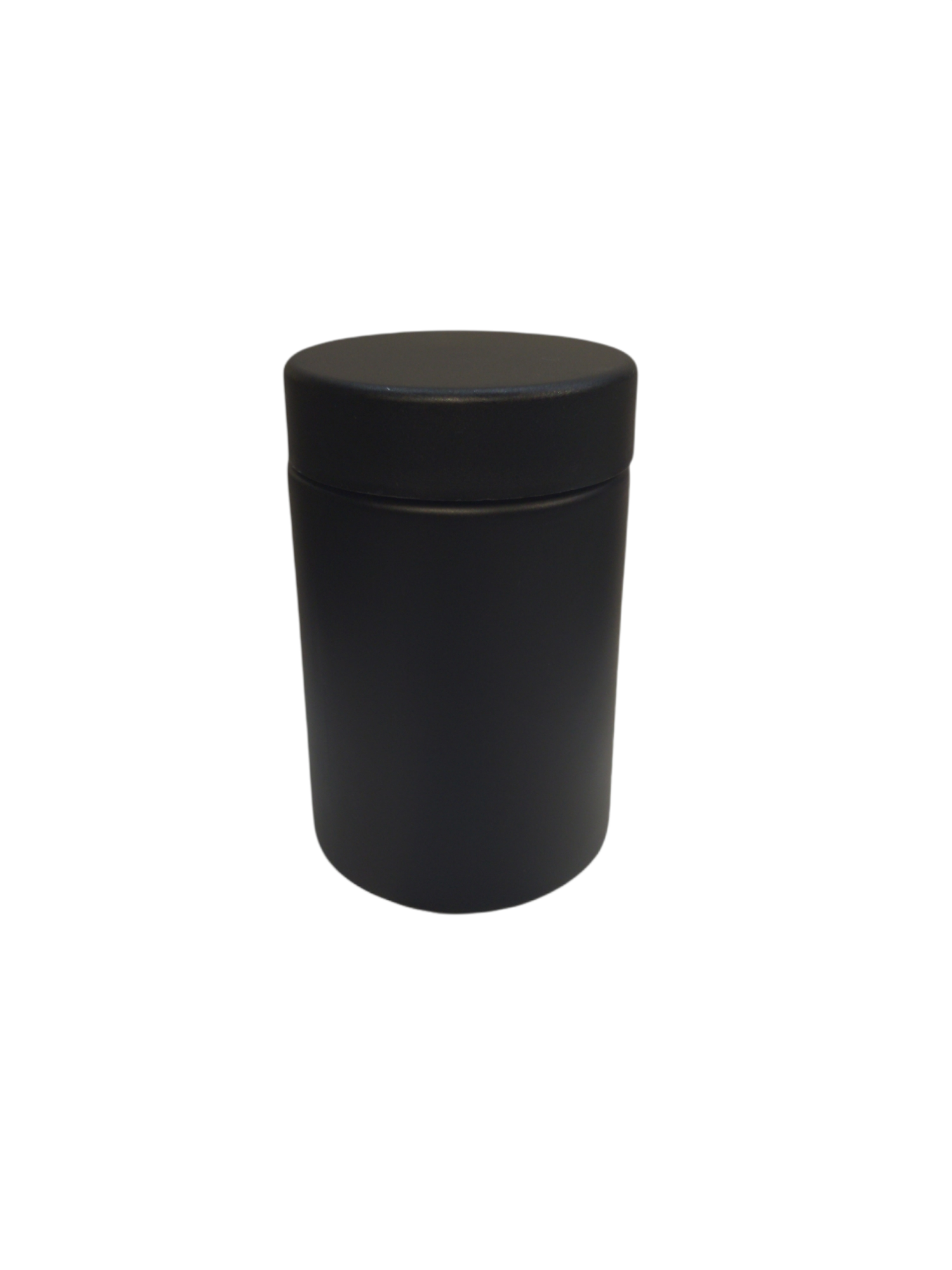 5 oz Child Resistant Glass Jar | w/ Black Plastic Screw Lid