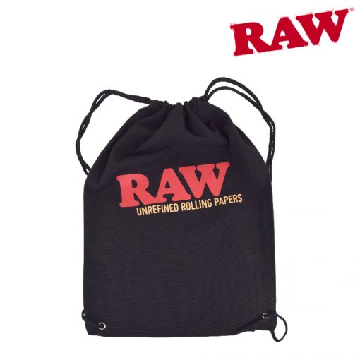 Close-Up of RAW Drawstring Bag Fabric