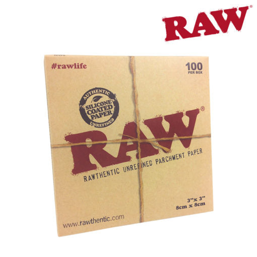 RAW Parchment Squares 3’’ X 3’’ - 100 Box