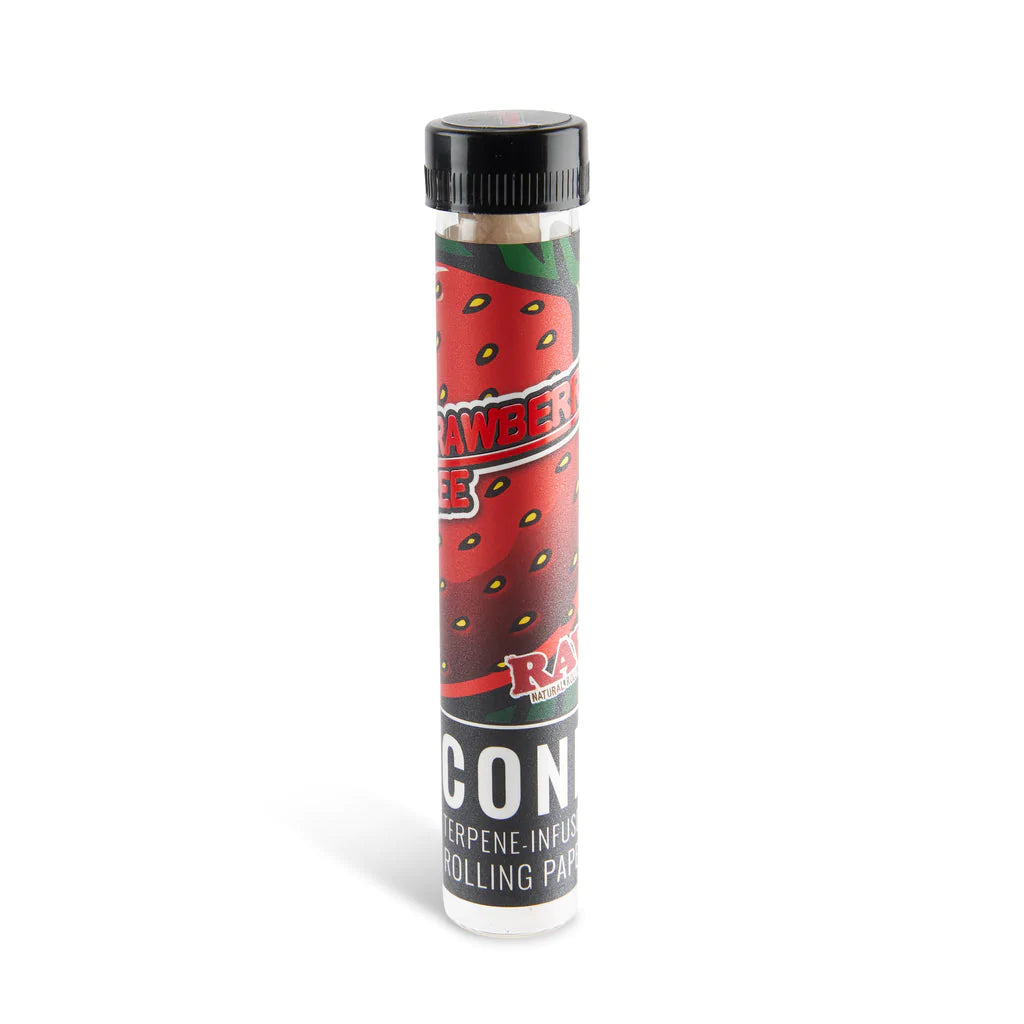 RAW x Orchard Beach | Strawberry Tree Terpene Infused Pre-Rolled Cone | King Size