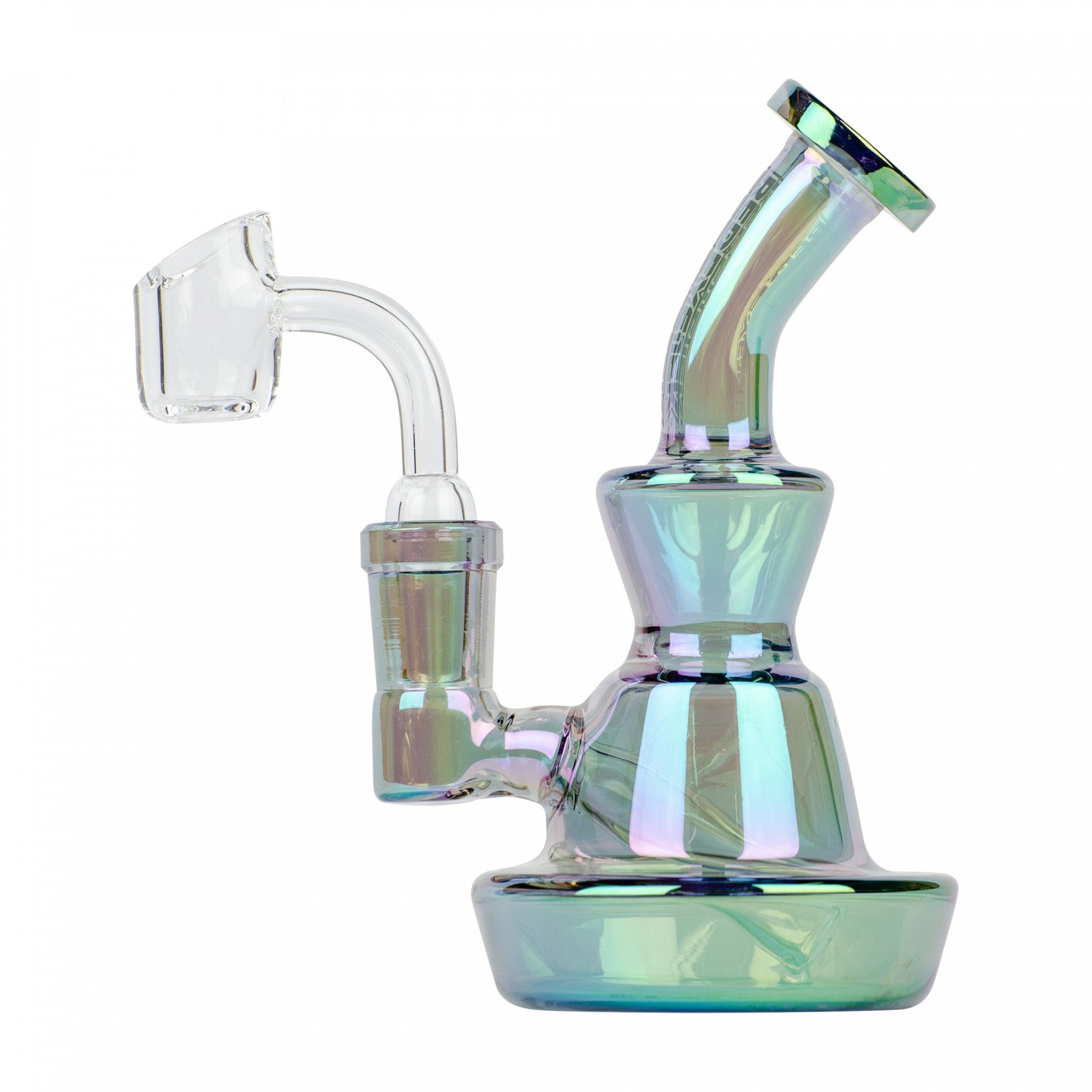 5" Metallic Terminator Finish Concentrate Rig - Red Eye Tek - Green