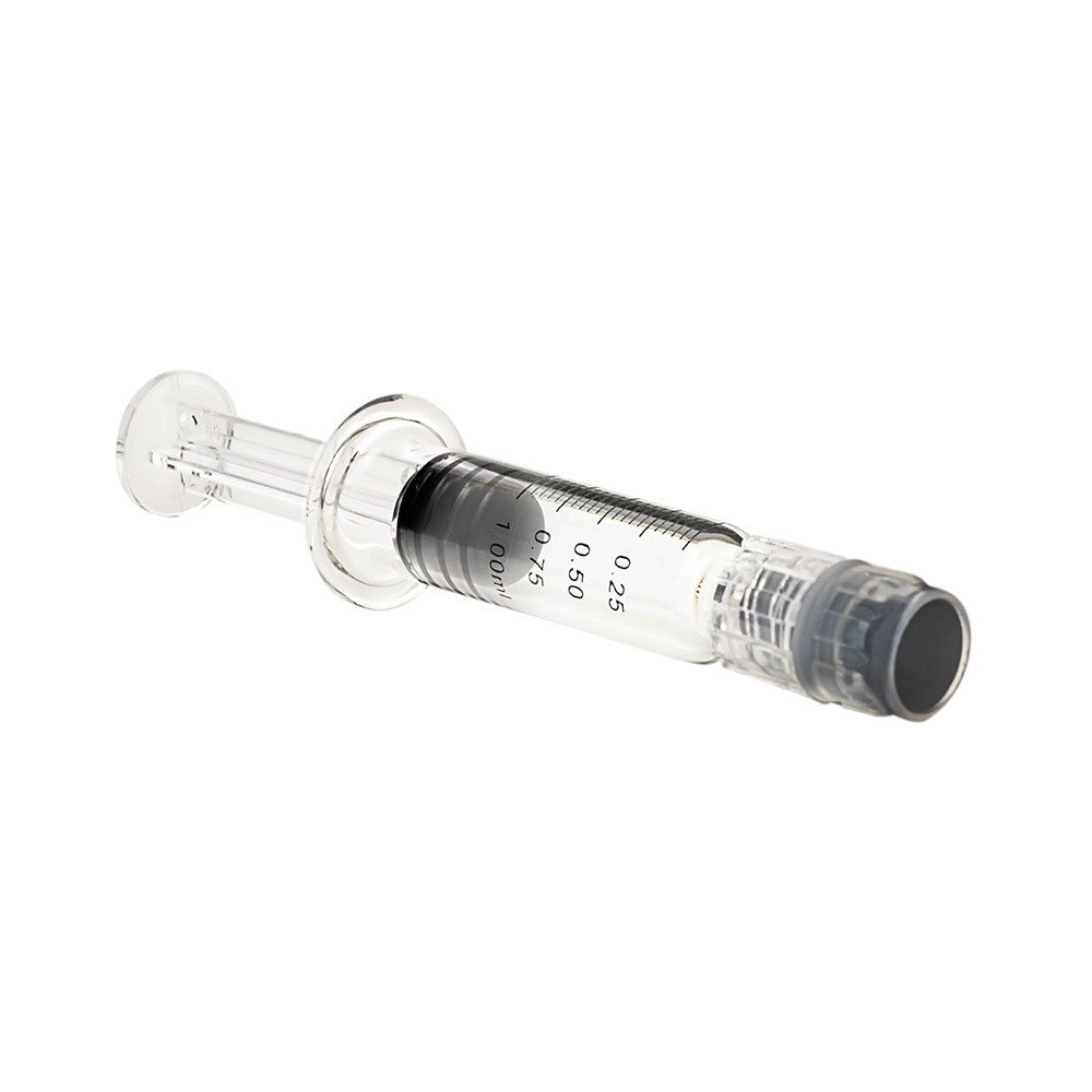 Glass Dab Applicator Luer Lock Syringes /w Measurements 1ML